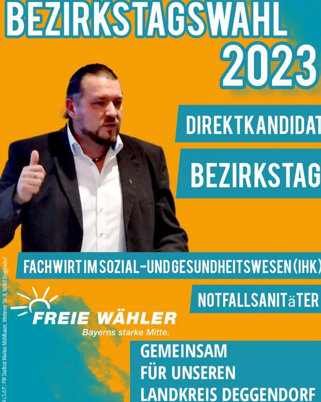 Direktkandidat Markus Mühlbauer