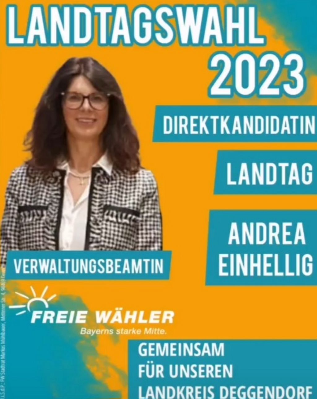 Direktkandidatin Andrea Einhellig